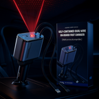 GalaxyGlow Retractable Car Charger